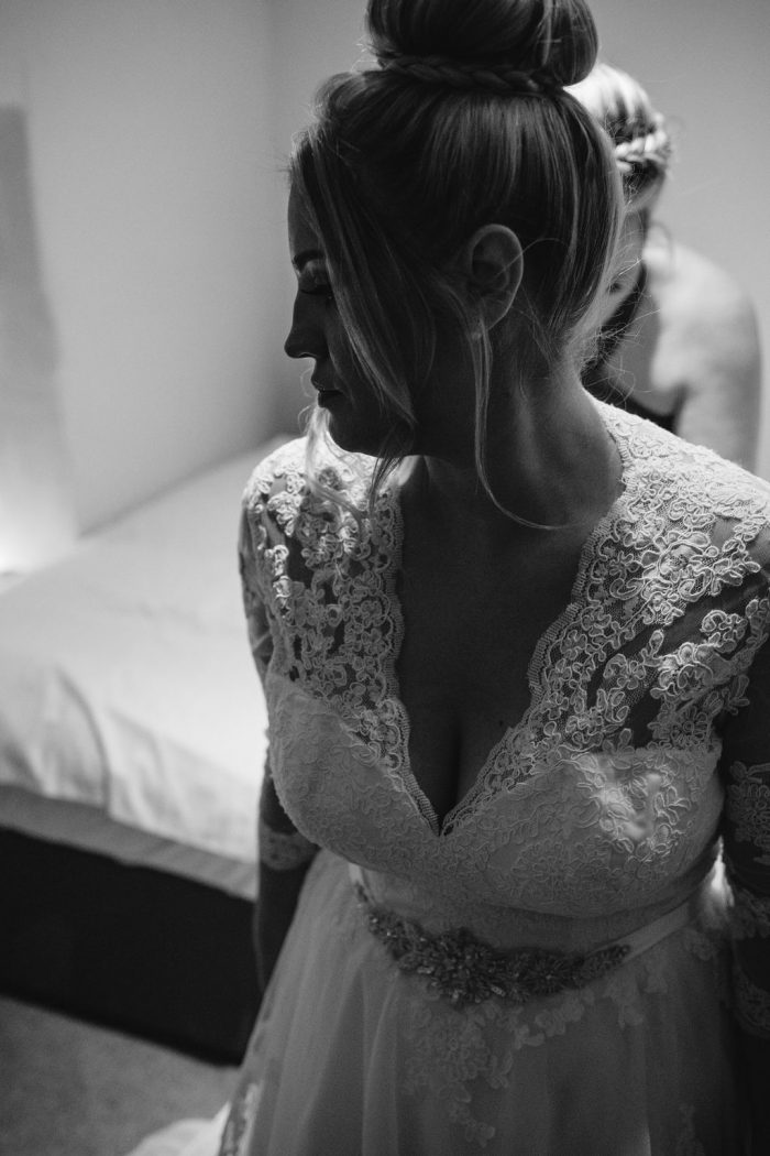 short wedding dress at cutting edge brides