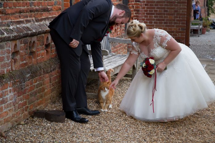Steph wearing True Bride a 1950s short wedding dress from Cutting Edge Brides