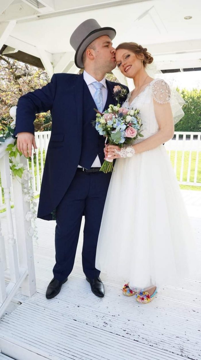 Married couple Mark & Amy at Cutting Edge Brides