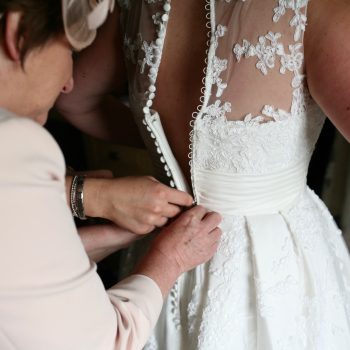 A Rural Wedding in a Vintage Style Gown