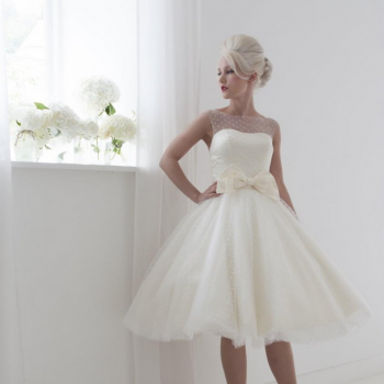 tea length wedding dresses by House of Mooshki