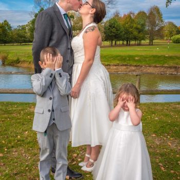 Real Bride Jemma wearing Timeless Chic halter neck wedding dress