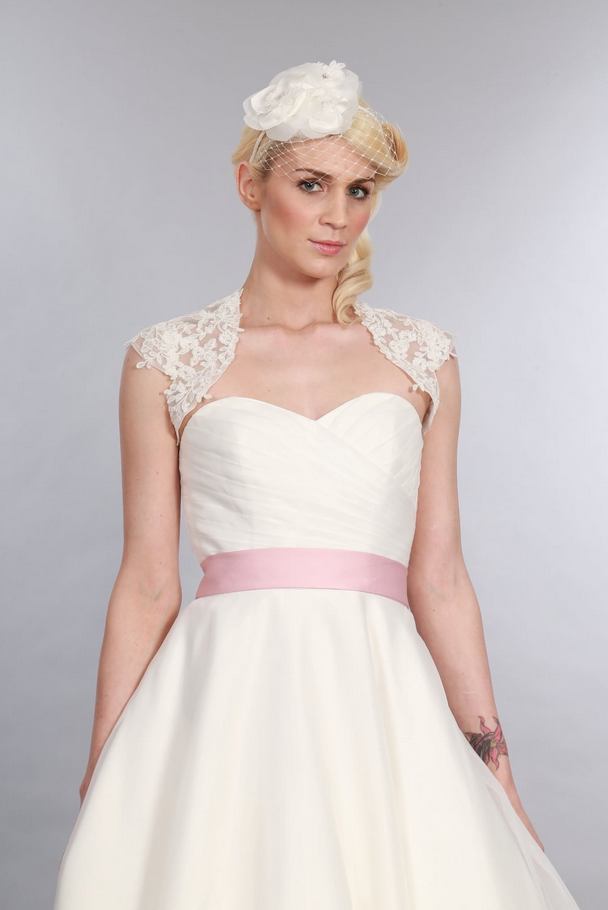 1950s style wedding dress